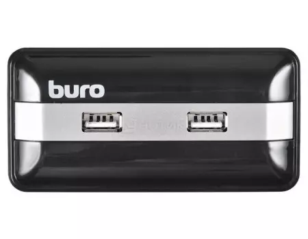 USB-хаб Buro USB 2.0 на 7xUSB 2.0, 7 портов, BU-HUB7-U2.0 Черный