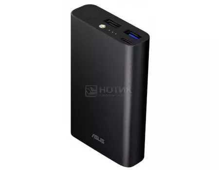 Внешний аккумулятор ASUS ZenPower 10050C QC, 10050 мАч, 1xUSB Type-C, 2xUSB Черный 90AC02V0-BBT007