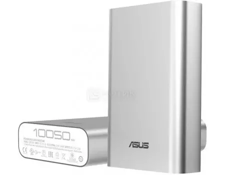 Внешний аккумулятор Asus ZenPower ABTU005, 10050 мАч, 2.4A, 1xUSB Серебристый 90AC00P0-BBT077
