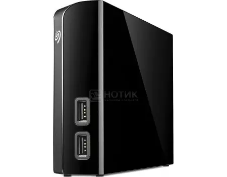 Внешний жесткий диск Seagate 4Tb Backup Plus Hub STEL4000200 3.5” USB 3.0 Черный