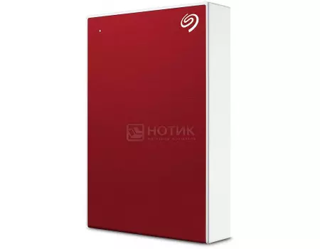 Внешний жесткий диск Seagate 4Tb Backup Plus Slim Portable STHP4000403 2.5” USB 3.0 Красный