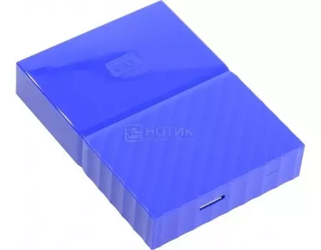 Внешний жесткий диск Western Digital 1Tb WDBBEX0010BBL-EEUE My Passport 2.5” USB 3.0, Синий