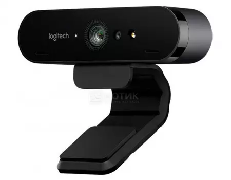 Web-камера Logitech BRIO Stream Edition 4K Ultra HD (4096x2160), USB, Черный 960-001194