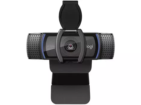 Web-камера Logitech C920S Pro HD, 1080p (1920x1080), USB, Черный 960-001252
