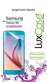 Защитная пленка LuxCase для Samsung Galaxy S6, Антибликовая, 81401