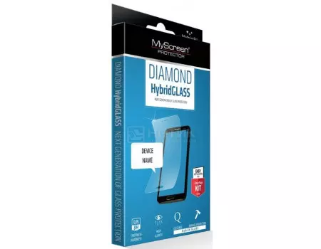 Защитное стекло MyScreen DIAMOND HybridGLASS EA Kit для смартфона Huawei P20 Lite, Прозрачный M3705HG