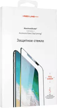 Защитное стекло Red Line (Full Screen 3D) Corning Gorilla Glass для Samsung Galaxy S9, Прозрачный (Черная рамка) УТ000014355