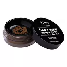 NYX PROFESSIONAL MAKEUP Финишная пудра Can’t Stop Won’t Stop Setting Powder - Deep 05