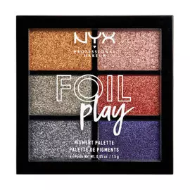 NYX PROFESSIONAL MAKEUP Палетка пигментов Foil Play Pigment Palette - Magnetic Pull