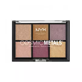 NYX PROFESSIONAL MAKEUP Палетка теней Cosmic Metals Shadow Palette - 01