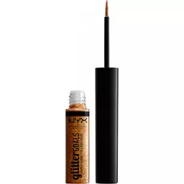NYX PROFESSIONAL MAKEUP Подводка с глиттером Glitter Goals Liquid Eyeliner - Chamomile 05