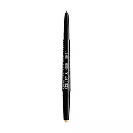 NYX PROFESSIONAL MAKEUP Средство для контуринга бровей Sculpt &amp; Highlight Brow Contour - Brunette/cream 05