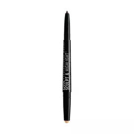 NYX PROFESSIONAL MAKEUP Средство для контуринга бровей Sculpt &amp; Highlight Brow Contour - Espresso/light Beige 06