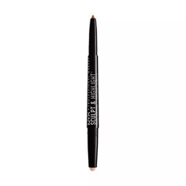 NYX PROFESSIONAL MAKEUP Средство для контуринга бровей Sculpt &amp; Highlight Brow Contour - Auburn/soft Pink 04