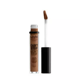 NYX PROFESSIONAL MAKEUP Стойкий жидкий консилер для лица Can’t Stop Won’t Stop Contour Concealer Cappuccino