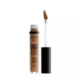 NYX PROFESSIONAL MAKEUP Стойкий жидкий консилер для лица Can’t Stop Won’t Stop Contour Concealer Warm Honey