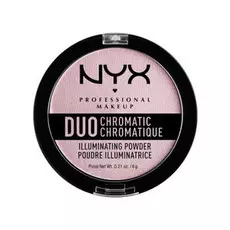NYX PROFESSIONAL MAKEUP Сухой хайлайтер Duo Chromatic Illuminating Powder - Lavender Steel 02