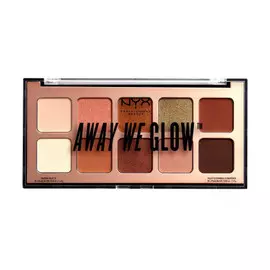 NYX PROFESSIONAL MAKEUP Тени для век Away We Glow Shadow Palette - Hooked On Glow 02