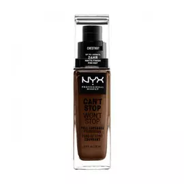 NYX PROFESSIONAL MAKEUP Тональная основа Can’t Stop Won’t Stop Full Coverage Foundation - Chestnut 23