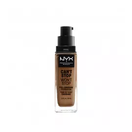 NYX PROFESSIONAL MAKEUP Тональная основа с плотным покрытием Can’t Stop Won’t Stop Full Coverage Foundation - Warm Caramel 157