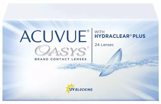 Контактные линзы ACUVUE OASYS with HYDRACLEAR PLUS (24 линзы)