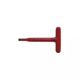 110058 Отвертка с Т-образной ручкой для болтов с внутренним шестигранником 1000V SW 4 haupa