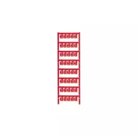 1747320003 WEIDMULLER Маркировка SFC 1/12 красная, для провода сечением 0.75-2.5 кв.мм.