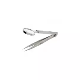 1PK-TZ015 Пинцет с лупой 3x D=30мм, 120мм ProsKit