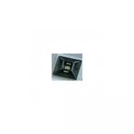 262161 Подставка клеевая 19*19мм для хомута черный (упаковка 100шт) Haupa