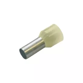 270742 изол. втулочные наконечники 10/12 (слоновая кость) (упак 100 шт) Haupa