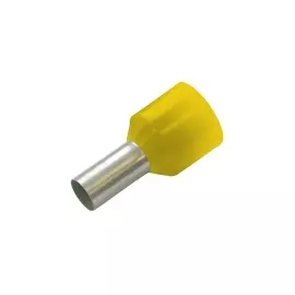 270910 Изолированный втулочный наконечник 6/12 желтый Haupa