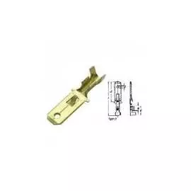 280105 Плоский штекер с растровой пластинкой 1-2,5 мм2 (упак 200 шт) Haupa