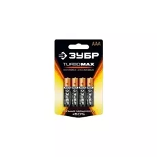 Батарейка алкалиновая ЗУБР 59203-4C