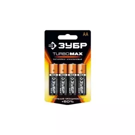 Батарейка алкалиновая ЗУБР 59206-4C