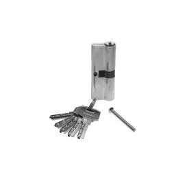 Цилиндровый механизм тип ключ-ключ компьютерный тип ключа (5 шт.) длина 90мм Цвет - хром. ЗУБР ЭКСПЕРТ 52105-90-2