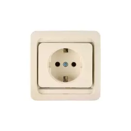 цвет бежевый макс. Ток 16А макс. Напряжение 250В без заземления СВЕТОЗАР ГАММА SV-54105-B