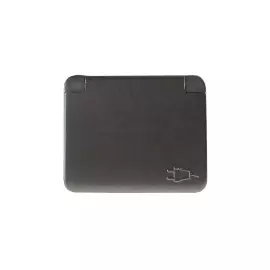 цвет темно-серый макс. Ток 16А макс. Напряжение 250В с заземлением СВЕТОЗАР ГАММА SV-54110-DM