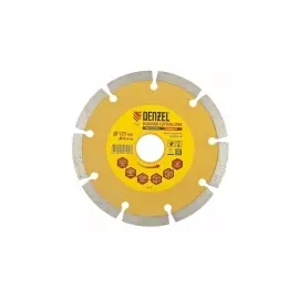 Диск алмазный отрезной сегментный, 125 х 22,2 мм., сухая резка DENZEL 73101