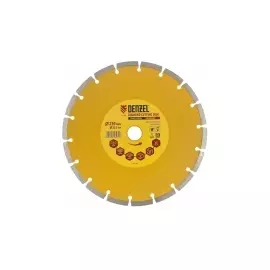 Диск алмазный отрезной сегментный, 230 х 22,2 мм., сухая резка DENZEL 73104