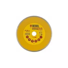 Диск алмазный отрезной сплошной, 180 х 22,2 мм., мокрая резка DENZEL 73130