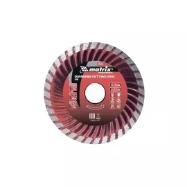 Диск алмазный отрезной Turbo, 115 х 22,2 мм, сухая резка MATRIX Professional 73178