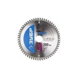 Диск пильный по алюминию ламинату пластику ДСП ЗУБР ЭКСПЕРТ 36907-200-32-60