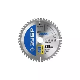 Диск пильный по дереву ЗУБР ЭКСПЕРТ 36905-235-30-48