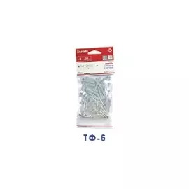 Дюбель распорный полипропиленовый с шурупом. Серия "ЕВРО" ЗУБР 30662-06-40