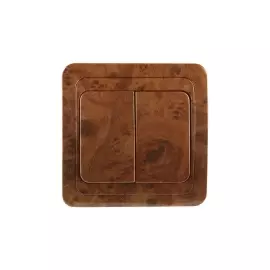 Двухклавишный 10А 250В СВЕТОЗАР ГАММА SV-54134-N