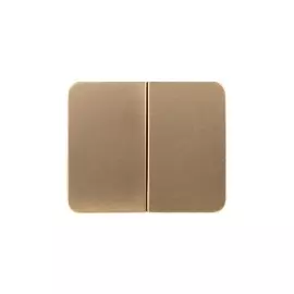 Двухклавишный без вставки и рамки 10А 250В СВЕТОЗАР ГАММА SV-54134-GM