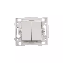 Двухклавишный проходной выключатель СВЕТОЗАР SV-55231-2