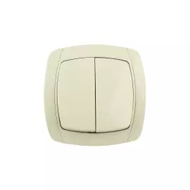 Двухклавишный выключатель СВЕТОЗАР CITY LIGHT SV-54234-B