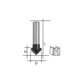 Фреза пазовая V-образная FIT IT 36653