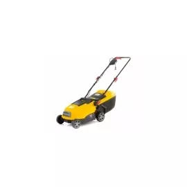 Газонокосилка электрическая GC-1100, 1100 Вт, шир. 32 см, 3 уров., пласт. травосб. 30 л. DENZEL 96605